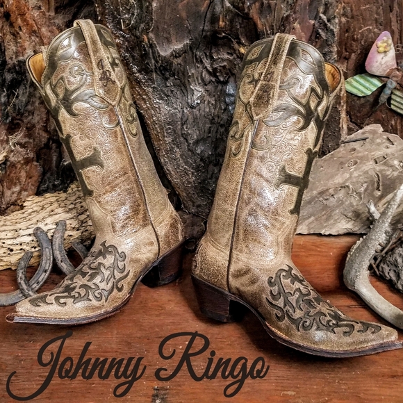 Johnny Ringo Shoes - NWOB Johnny Ringo 'Sagrada' cowboy boots 6.5B